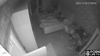 Amateur British couple having sex before going to sleep live HD