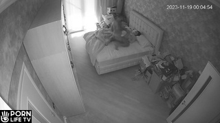 Amazing amateur Canadian couple having sex in the living room online