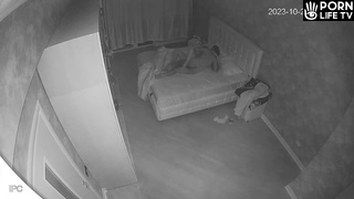 Amazing Norwegian parents having sex in the bedroom hidden cam