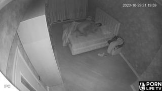 Amazing Norwegian parents having sex in the bedroom hidden cam