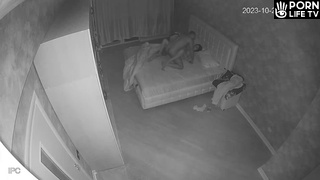 Amazing Norwegian parents having sex in the bedroom hidden cam