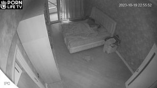 My girlfriend's parents having sex until they fall asleep real spy cam