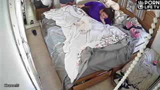 Norwegian newly married couple having sex in their messy room leaked record