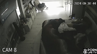 German new couple having sex voyeur cam