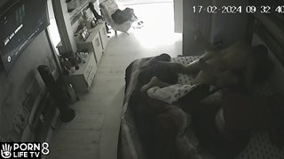 German new couple having sex voyeur cam