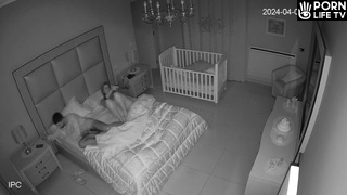 Skinny Spanish brunette mother gets fucked in her daughter’s room real spy cam