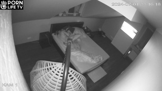 Amazing British couple have an intimate sex spy cam