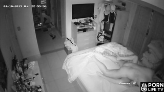 ﻿Gorgeous skinny wife gets fucked in her bed