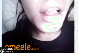 Omegle Porn - Omegle Girl Begs For Cum In Her Sluty Mouth 2