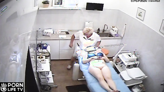 Laser hair removal for Estonian brunette mother with big tits