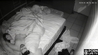 Amazing Swedish parents having sex in a hotel on vacation hidden cam