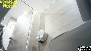 Wandering Voyeur - Mall Toilet-486