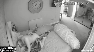 Chubby redhead woman gets fucked in her bed