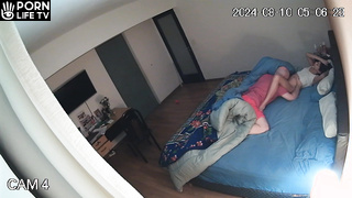 Beautiful dirty couple having sex in a hotel on vacation real spy cam