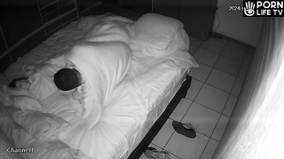 Welsh parents fuck hard in their bed real spy cam