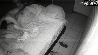 Welsh parents fuck hard in their bed real spy cam