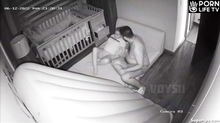 Mature Hispanic couple fucks at night