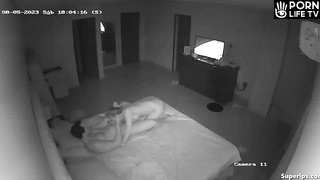 European couple fucks after having sex