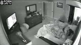 Parents couple have sex in their room