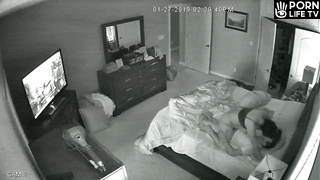 Parents couple have sex in their room