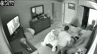 Parents couple have sex in their room