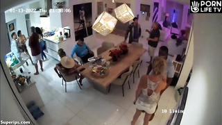 Group of American swingers fuck each other