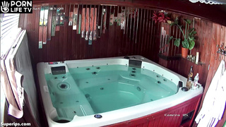 German blonde granny is fucked in the Jacuzzi