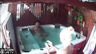 German blonde granny is fucked in the Jacuzzi