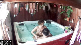 Mature Italian woman gets brutally fucked in the Jacuzzi