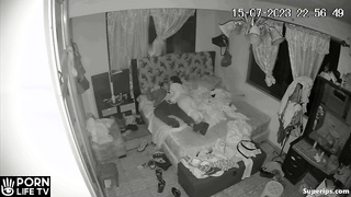 Mature Latin parents fuck in their bed