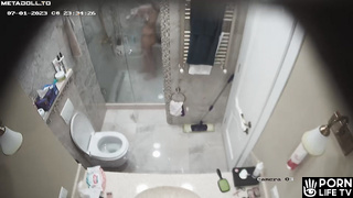 Porn stepsis shower