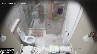 Porn step sis shower