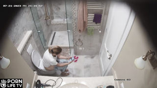 Porn step sis shower