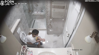 Asian shower spy