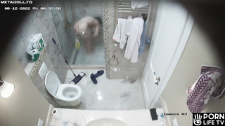 Voyeur shower nude