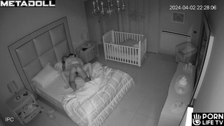 Horny Belgian brunette mature wife fucks her virgin son spy cam record