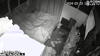 Real Ukrainian new couple having sex in their bed hidden camera