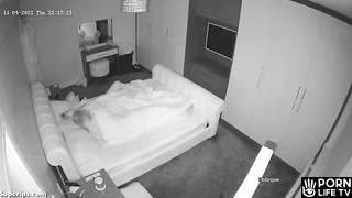 ﻿American blonde teen is masturbating in her sleep