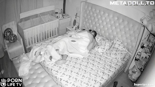 Chubby Latina mom gets fucked in her sleep