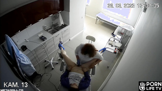 Nurses practice gyno exam