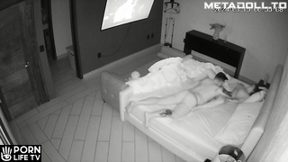 My real neighbours fuck in their bed hidden IP camera