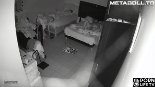 Real Belgian couple having sex in their bed wildly live