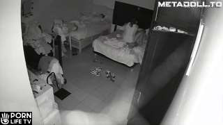 Real Belgian couple having sex in their bed wildly live