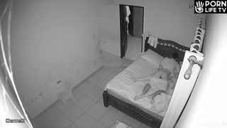 Young married couple fucks in their bed