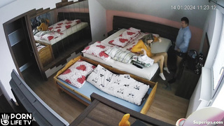 Mature European blonde gets fucked in her bed