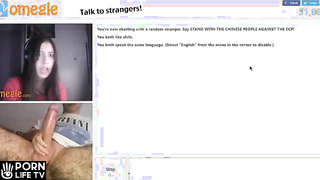 Omegle Porn - Chilena Vs Big Cock