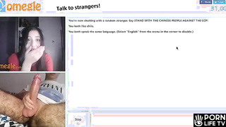 Omegle Porn - Chilena Vs Big Cock