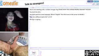 Omegle Porn - A Chilean Slut Falls In Love With Her First Cock