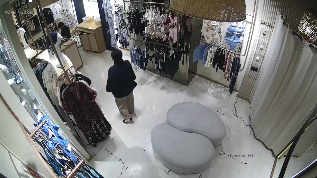 London shop staff recorded naked on the locker room IP cam