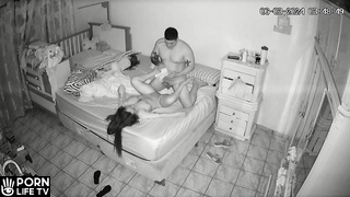 Real Married Couple Having Sex Before Going To Sleep Spy Cam